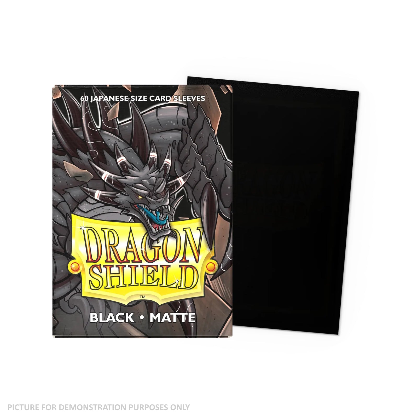 Dragon Shield 60 Japanese Size Card Sleeves - Matte Black